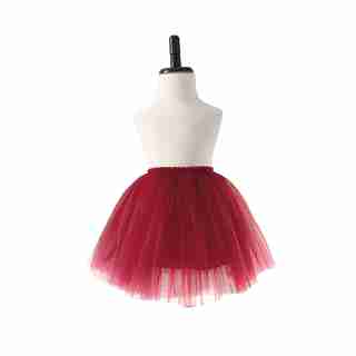 BABY CELINE TUTU, BURGANDY SMALL 1-3 YEARS