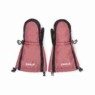 Stonz Youth Mitts Accented Black/Dusty Rose 2-4 years