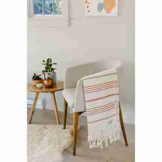 Serviettes turques en coton biologique - Argile