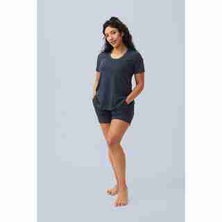 LOGAN TENCEL TEE, OUTER SPACE X-SMALL