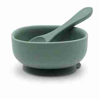 Silicone Suction Bowl + Spoon