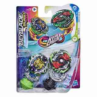 Beyblade Burst Rise Hypersphere Dual Pack Monster Ogre O5 and Engaard E5 -- 2 Right-Spin Battling Top Toys
