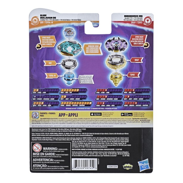 Beyblade Burst Surge Speedstorm Glide Dullahan D6 And Minoboros M6 Dual Pack By Beyblade Toys Www Chapters Indigo Ca Beyblade burst surge, known in japan as beyblade burst sparking or beyblade burst superking (ベイブレードバースト超王, beiburēdo bāsuto supākingu), is a 2020 original net animation series and the fifth season of beyblade burst. beyblade burst surge speedstorm glide dullahan d6 and minoboros m6 dual pack
