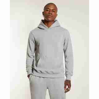 Essential French Terry Hoodie, Heather Grey / S
