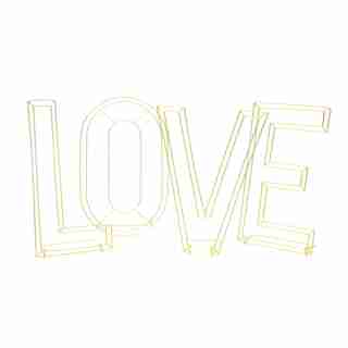 Style Me Pretty Wire LOVE Sign