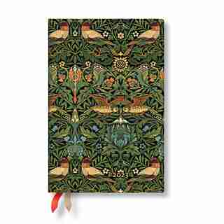 Paperblanks Morris Birds 2023 12-Month Softcover Planner, Mini – Horizontal Week-at-a-Time