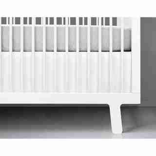 White Crib Skirt