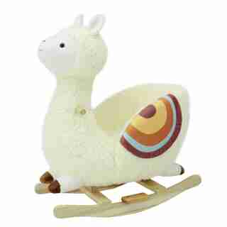 Soft Landing Joyrides Sit-In Character Rocker - Llama