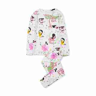Dear Girl Long Sleeve Pajama - Size 4