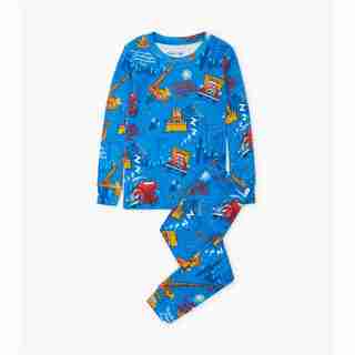 Good Night Good Night Construction Site Pajamas - Size 2