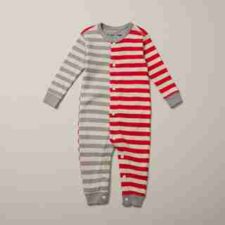 Combinaison bébé – Rayures des fêtes 3-6 mois