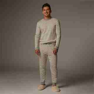Pyjama homme – Rayures des fêtes grand