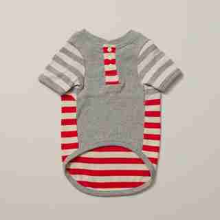 DOG PAJAMAS, HOLIDAY STRIPES X-SMALL