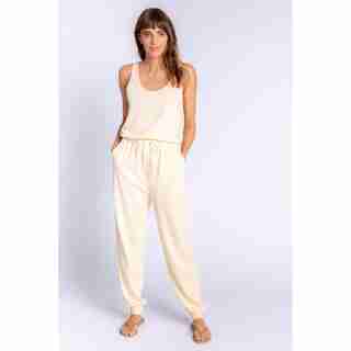 EVERYDAY LOUNGE SOLID ROMPER, SUNSHINE X-SMALL