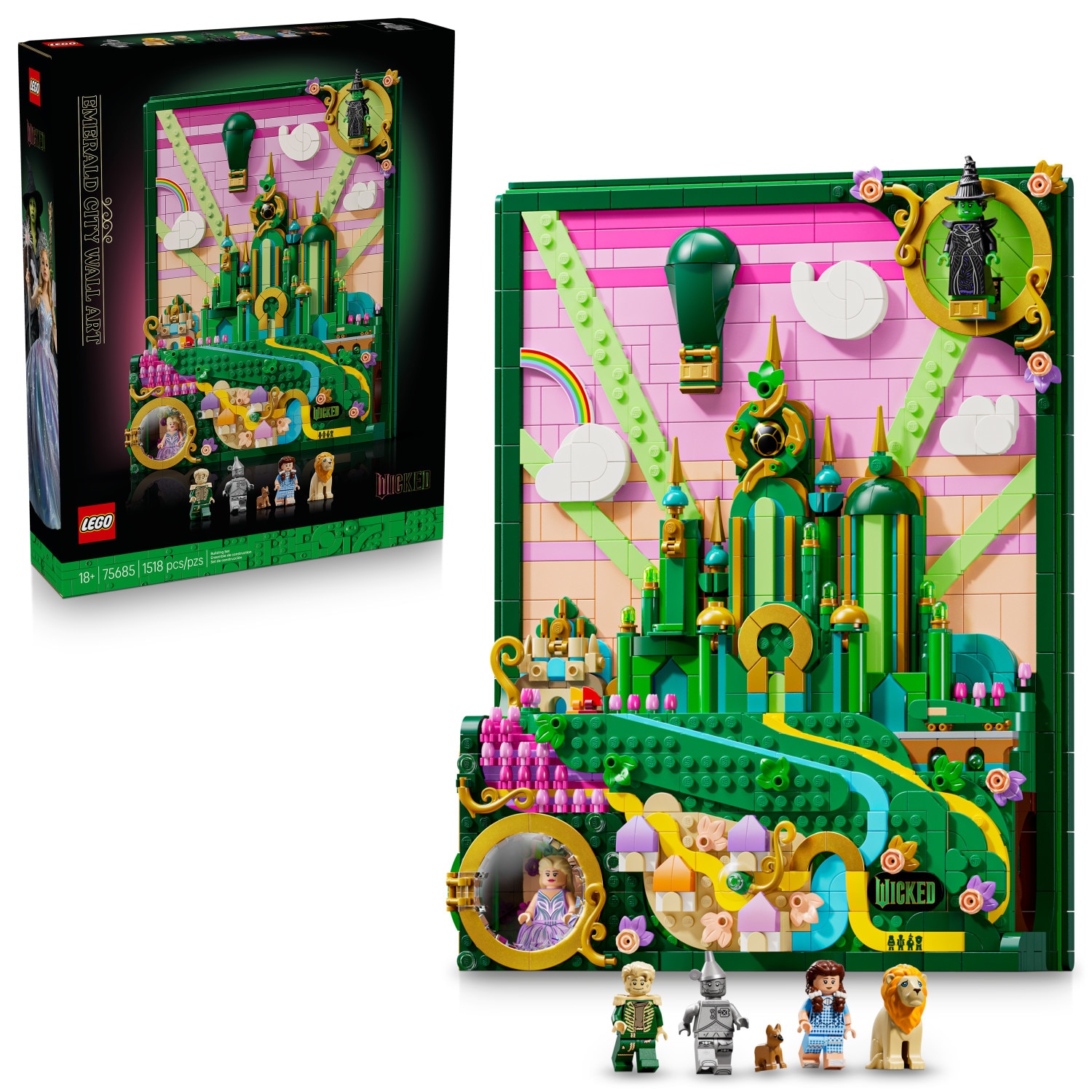 Lego® Emerald City Wall Art - 75685 ('') | Indigo