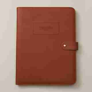 MARBLE WORK FOLIO COGNAC