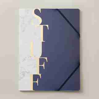 MARBLE POCKET FOLDER