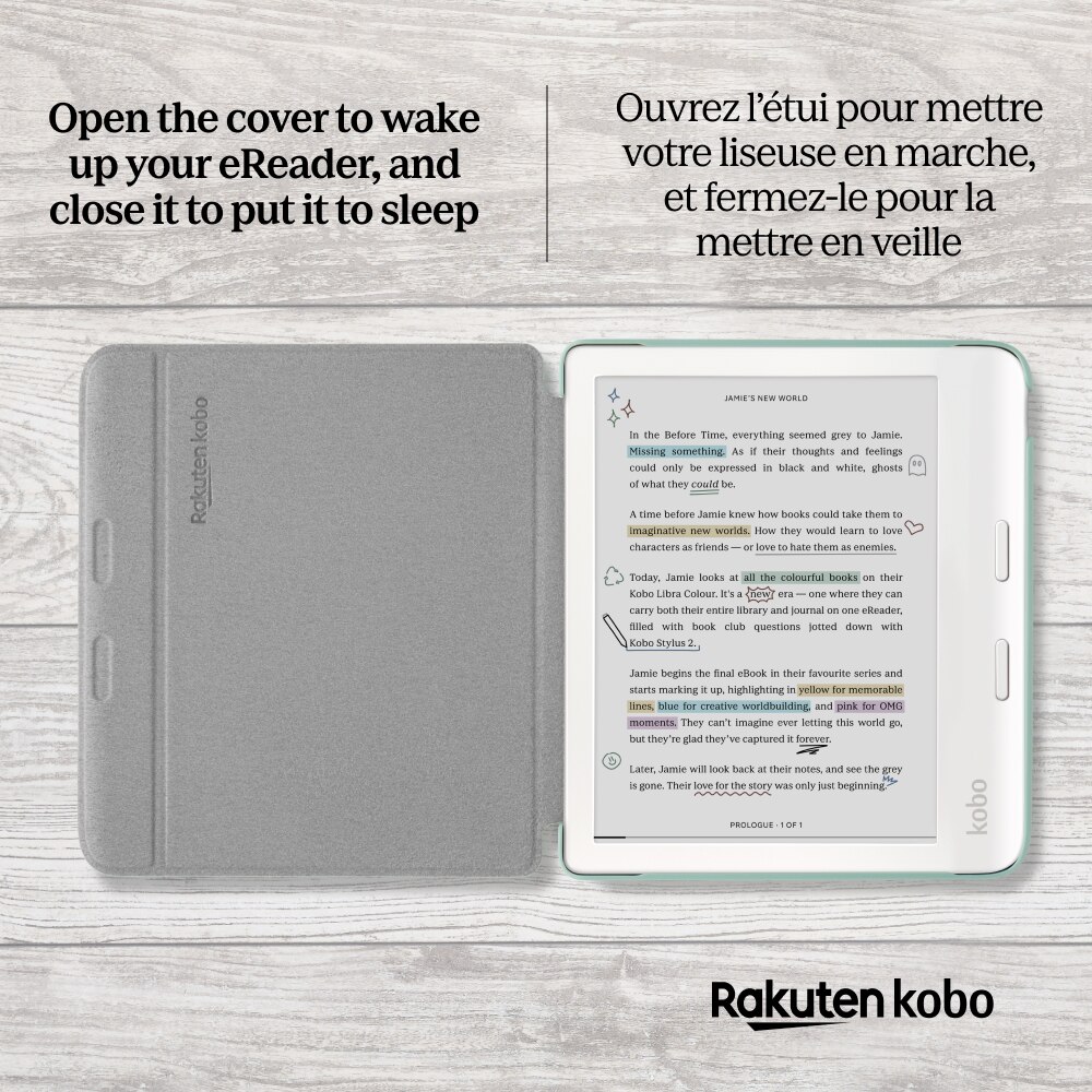 Kobo Libra Colour（ホワイト）ベーシックスリープカバー Amazon.co.jp: Kobo Libra Colour（ホワイト）ベーシック