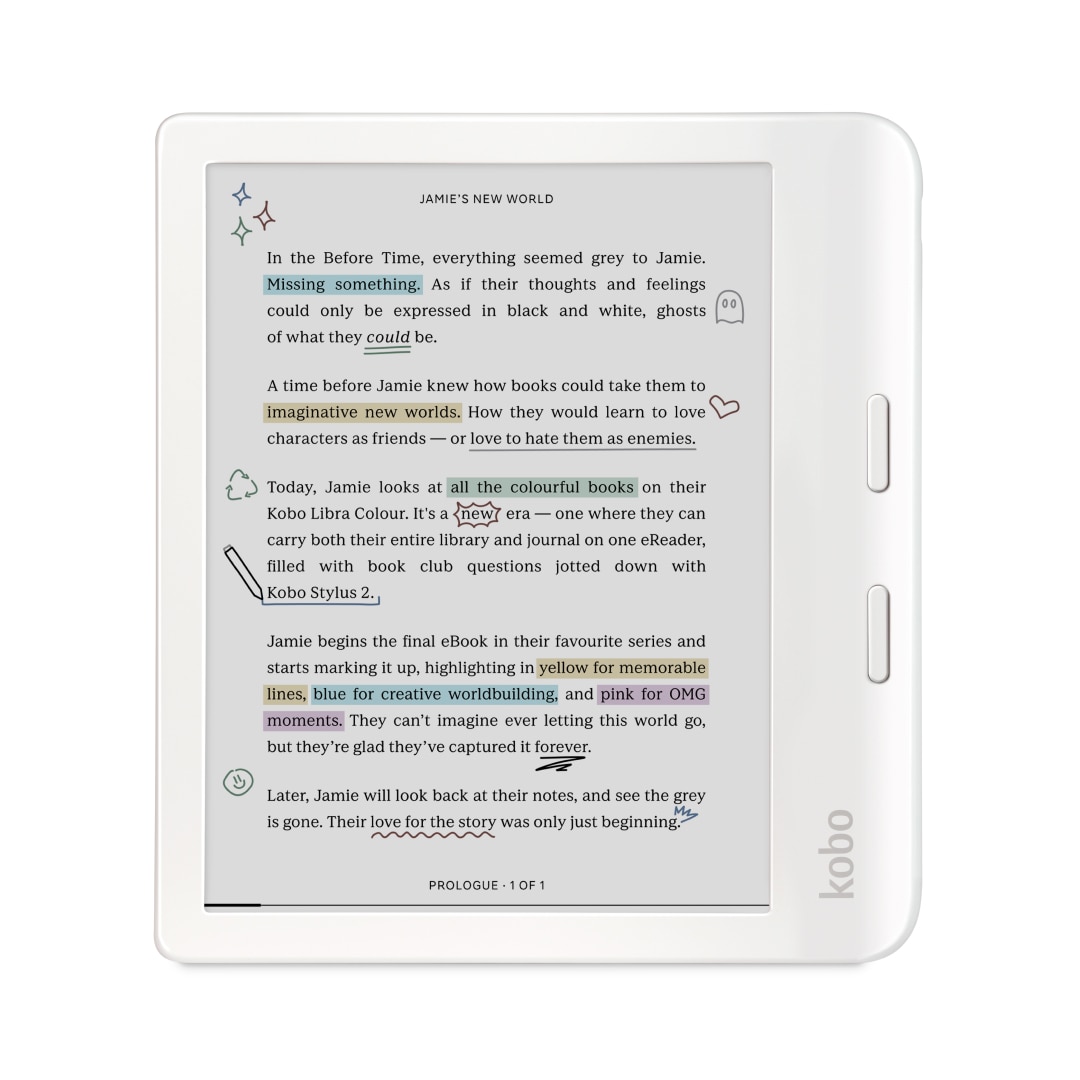 Kobo Libra Colour ホワイト 本体 Kobo Libra Colour | Rakuten Kobo eReader Store Canada