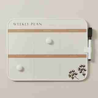SCANDI STYLE WEEKLY DRY ERASE BOARD