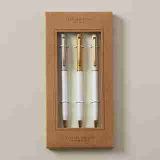 SET OF 3 SLENDER PENS, WARM