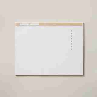 WEEKLY PLANNER LIST PAD