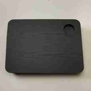 FAUX WOOD LAP DESK, BLACK