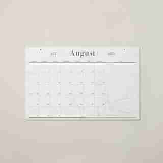 Aug 2021 - Dec 2022 17 Month Blotter Marble Desk Calendar