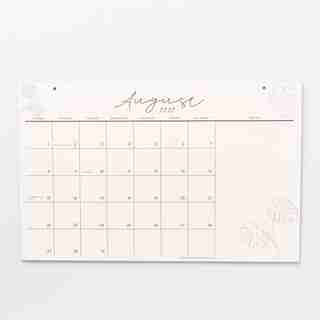 Aug 2021 - Dec 2022 17 Month Blotter Sketch Plant Calendar