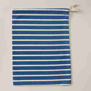 SMALL CANVAS REUSABLE GIFT BAG, STRIPE