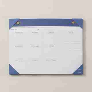 HORIZONTAL WEEKLY PLANNER, NAVY