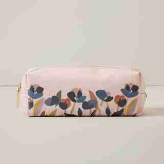 LARGE PENCIL POUCH, VIOLET GARDEN