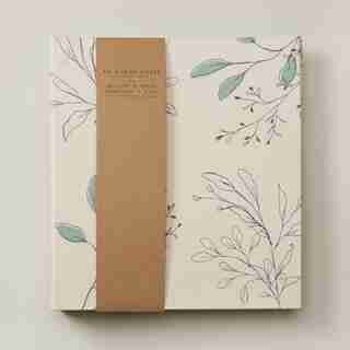 BINDER WITH DIVIDERS SET, CREAM FLORALS