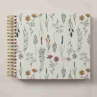CARNET À CROQUIS POUR TECHNIQUES MIXTES – GOOD EARTH, FLEURS SAUVAGES