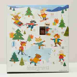 24 DAYS OF CHOCOLATE ADVENT SNOW DAY