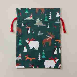 POCHETTE-CADEAU EN TOILE – ANIMAUX, SARCELLE