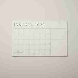 2022 12 MONTH GUIDED CALENDAR, BLOTTER 19" x 25"