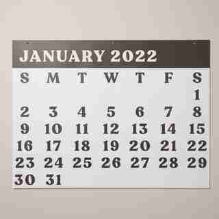 2022 12-MONTH JUMBO WALL CALENDAR