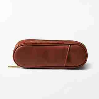 POCKET PENCIL POUCH, COGNAC