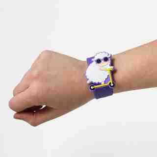 Silicon Slap Band- Lamb