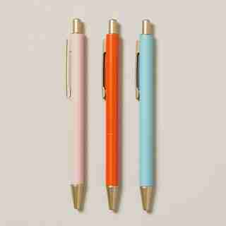 SET OF 3 BALLPOINT PENS