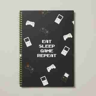 A4 Spiral Notebook, Gamer