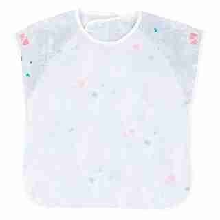 Bamboo Short Sleeve Bib Cover - Garden Bounty Medium