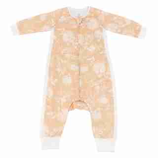 Bamboo Long Sleeve Sleep Suit 0.6 TOG - Pomegranate Medium