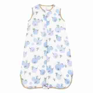 Bamboo Pima Sleeveless Sleep Bag 0.6 TOG - Thirsty Tigers 12M+