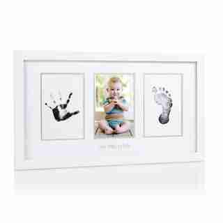 Cadre-souvenir pour photo et empreinte de bébé Pearhead