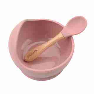 Glitter & Spice Bowl & Spoon - Dusty Rose