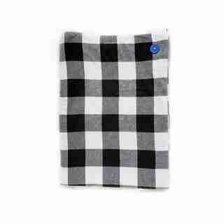 Hands Free Towel - White Buffalo Plaid