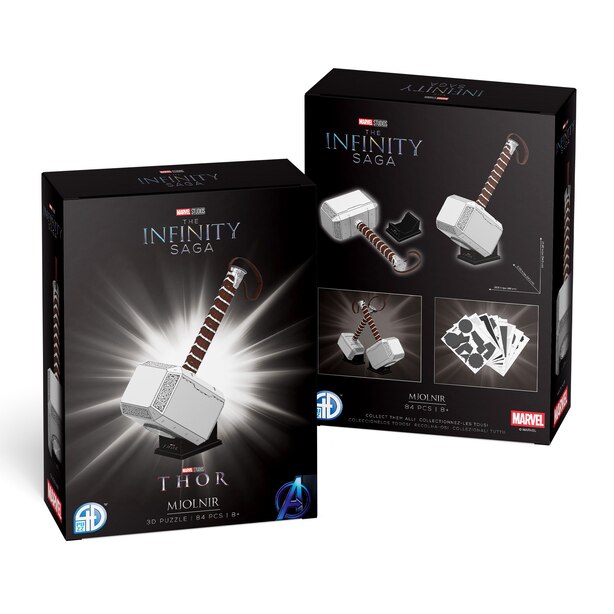 4D PUZZLE MARVEL THOR'S HAMMER by Marvel Toys www.chapters.indigo.ca