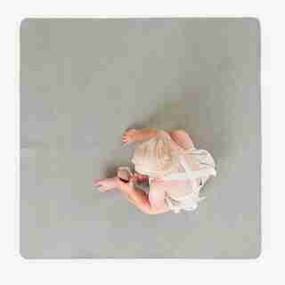 Mini Small Leather Mat, Pewter